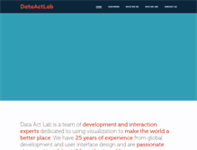 Tablet Screenshot of dataactlab.com